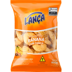 ROSQUINHA LANCA 600G BANANA E CANELA